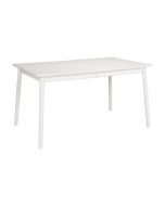 Hans K ZigZag ruokapöytä 140cm, valkoinen