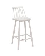 Hans K ZigZag baarituoli 63cm, valkoinen