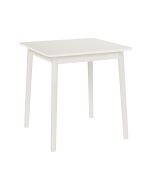 Hans K ZigZag ruokapöytä 75cm, valkoinen