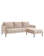 Amelie samettisohva, beige Brunei 06