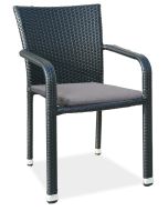 Apollo polyrottinki tuoli, musta