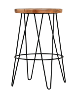 Deco jakkara taivutetuilla metallijaloilla