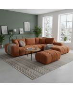 Oranssi iso Dumbo kulmasohva