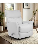 La-Z-Boy Rowan recliner mekanismituoli, valkoinen nahka