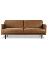 Kotimainen Lakeus sohva 3 XL, konjakin ruskea