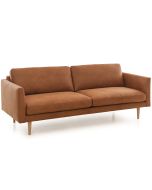 Konjakinvärinen Lario kolmenistuttava sohva