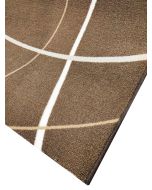 Aalto käytävämatto, ruskea, 80cm