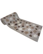 Käytävämatto Kukka/beige, lev 80 cm