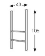 Unipuu pikkuparvitikkaat 106 cm