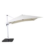 Roman LUX riippuva aurinkovarjo 3x3m, valkoinen