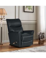 La-Z-Boy Rowan recliner mekanismituoli mustalla nahkaverhoilulla