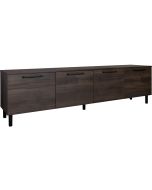 Solo TV-taso leveä 220 cm tumman tammen värillä