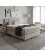 Unelma jenkkisänky 160x200 ergonomisella jousettomalla patjalla kuvattu makuuhuoneessa